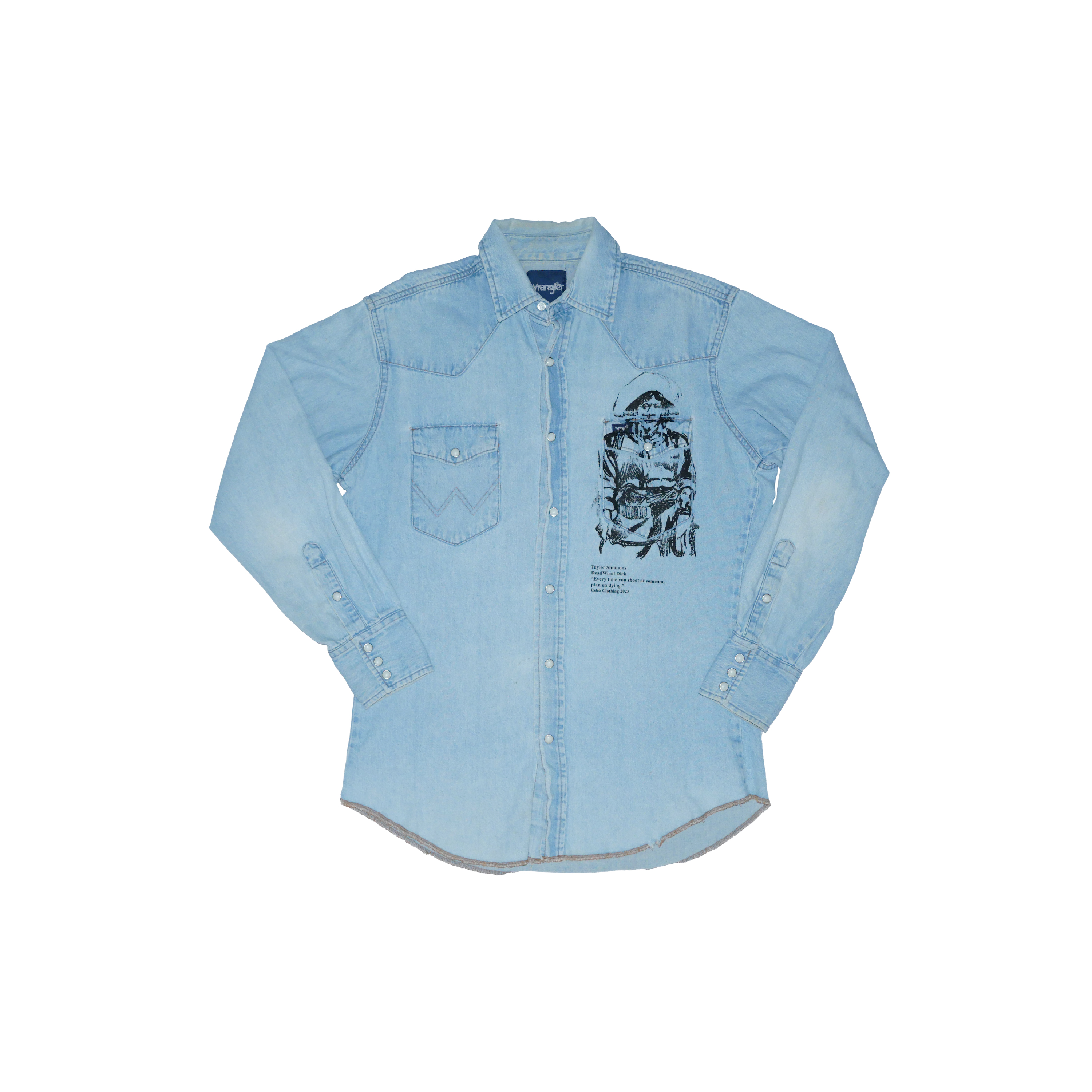 Eshu Illustrated Denim Shirt — Eshu-Denim-Shirt-Clean-Light-Wash.JPEG